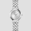 Mini Silver-Tone Analog Watch