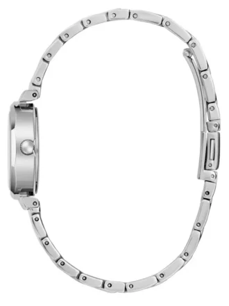 Mini Silver-Tone Analog Watch