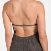 Minka Keyhole Lurex Sweater Dress
