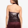 Misty Sequin Halter Top