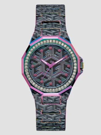 Multi-Tone G-Cube Analog Watch