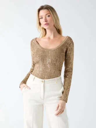 Musique Sequin Sweater