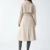 Natalie Longline Trench Coat