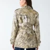 Natalie Printed Short Trench Coat