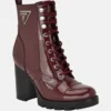 Neadyn Lace-Up Heeled Moto Booties