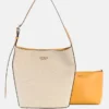 Nicolette Canvas Large Bucket Bag
