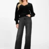 Niko Fuzzy V-Neck Sweater