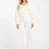 Niko Fuzzy V-Neck Sweater