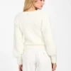 Niko Fuzzy V-Neck Sweater