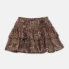 Noel Leopard Layered Skirt (7-14)