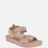 Nylaha Rhinestone Flatform Sandals