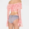 Off-The-Shoulder Lace Top