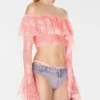 Off-The-Shoulder Lace Top