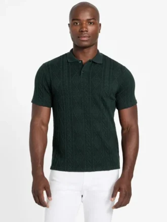 Olin Textured Knit Polo