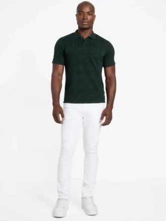 Olin Textured Knit Polo