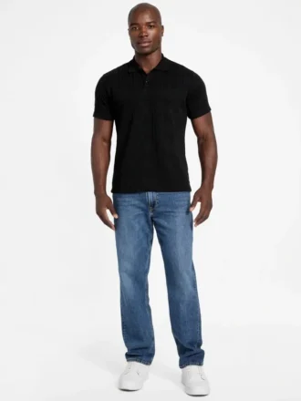 Olin Textured Knit Polo