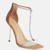 Olivia T-Strap Rhinestone Stiletto