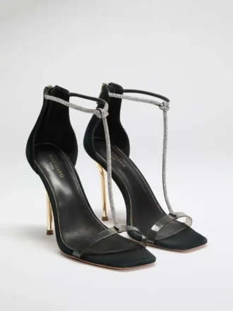 Olivia T-Strap Rhinestone Stiletto