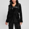 Omega Oversized Velvet Blazer