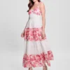 One Size Savina Linen Maxi Dress