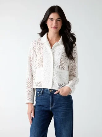Openwork Jacket