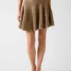 Openwork Sweater Skirt