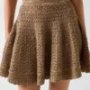 Openwork Sweater Skirt