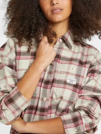 Oversized Long-Sleeve Pocket Shirt