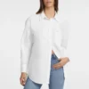 Oversized Long-Sleeve Pocket Shirt