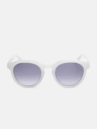 Oversized Round Plastic Sunglasses