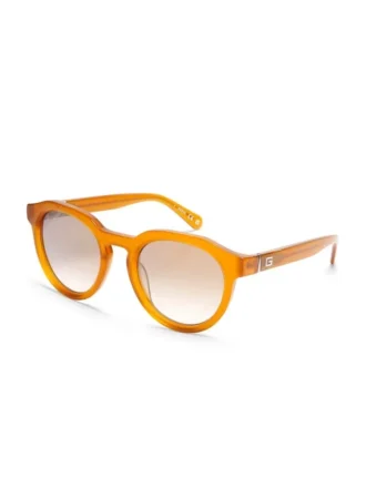 Oversized Round Plastic Sunglasses