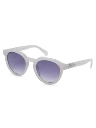 Oversized Round Plastic Sunglasses
