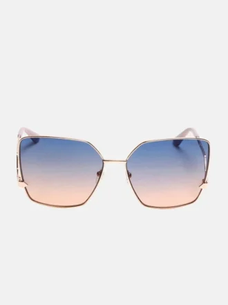 Oversized Square Zigzag Sunglasses