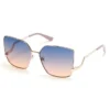 Oversized Square Zigzag Sunglasses