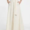 Pat Belted Maxi Skirt
