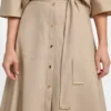 Pat Belted Maxi Skirt