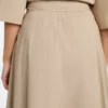 Pat Belted Maxi Skirt