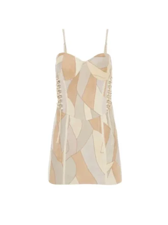 Patch Suede Dress