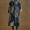 Patchwork Denim Coat