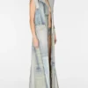 Patchwork Denim Vest