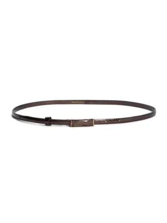 Patent Leather Minimalist Belt