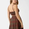 Pia Plaid Top