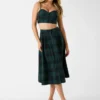 Pia Plaid Top