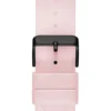 Pink Plastic and Silicone Multifunction Watch