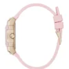 Pink Silicone Multifunction Watch