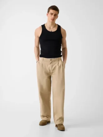 Pleated Pants