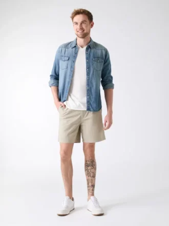 Poplin Shorts