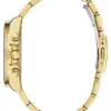 Printed Gold-Tone Multifunction Watch