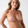 Printed Logo Triangle Bikini Top