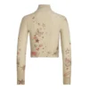 Printed Stitched Sweater